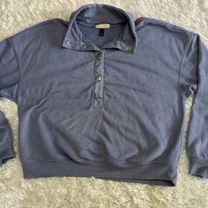 Univerlsa thread Women's Sweatshirt Long sleeve Blue Size L